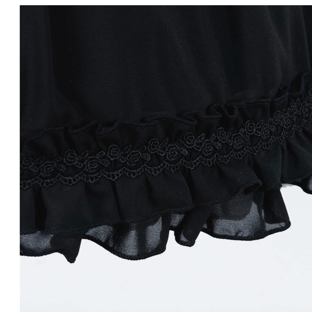 Vintage Style Lolita Halloween Gothic Elegant caged choker corset style dress S - Picture 6 of 15